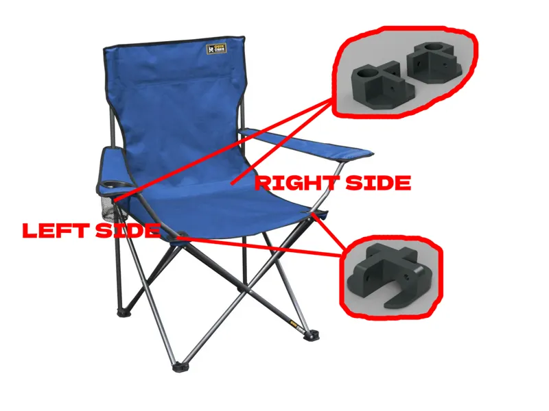 Repair parts for folding camp chair