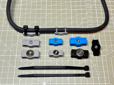 Magnetic Zip Tie Cable Holder (Parametric)