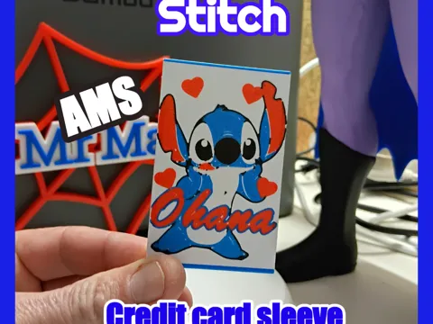 Modelo para impresión 3D: Stitch credit card protector sleeve — referencia de MakerWorld
