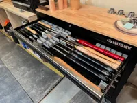 Base Gridfinity pour tiroir supérieur Husky 46x18 — photo 2