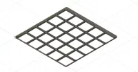 Base Gridfinity pour tiroir supérieur Husky 46x18 — photo 5