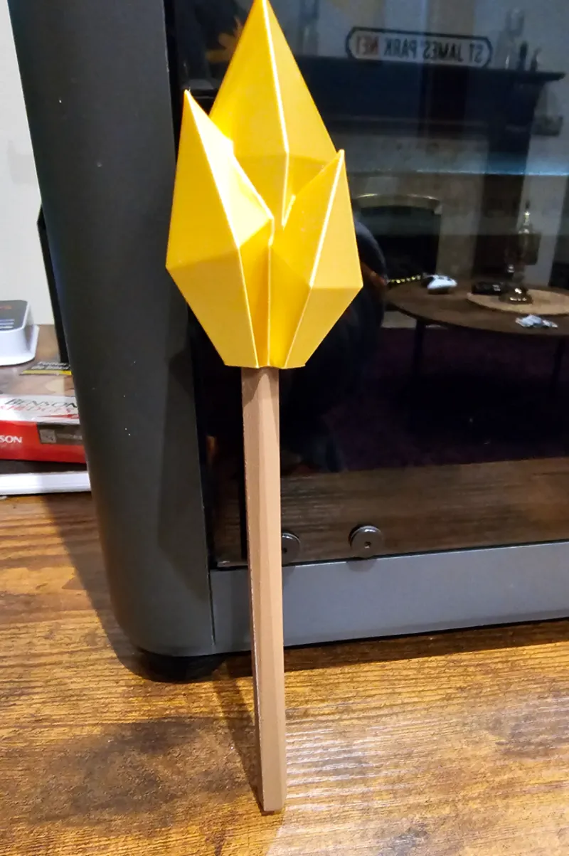 Crystal wand