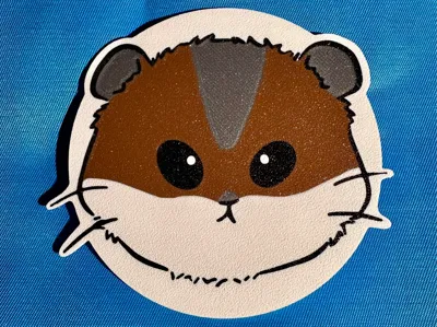Russian winter white dwarf hamster Coaster