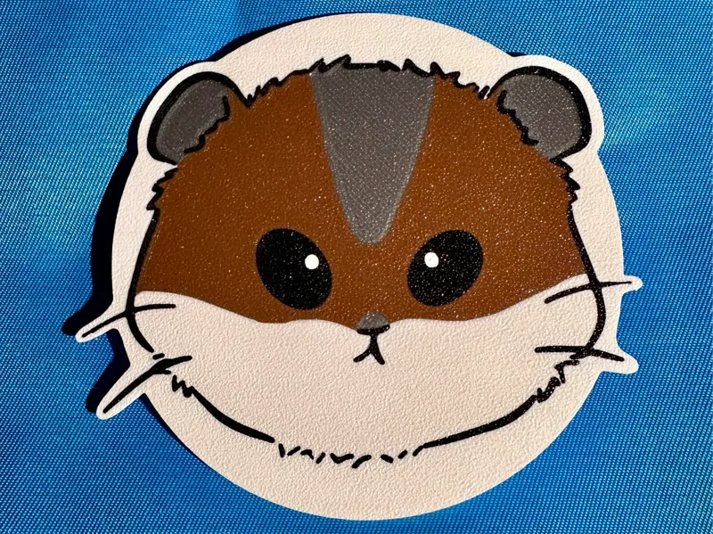 Russian winter white dwarf hamster Coaster