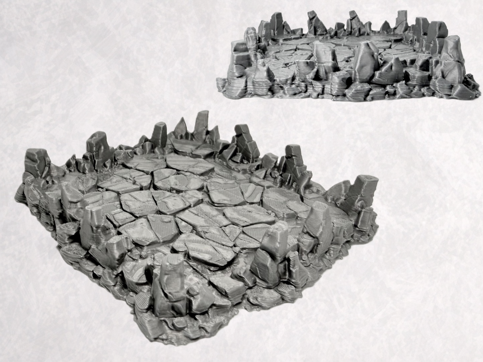 Base Platform Stand Square Craggy