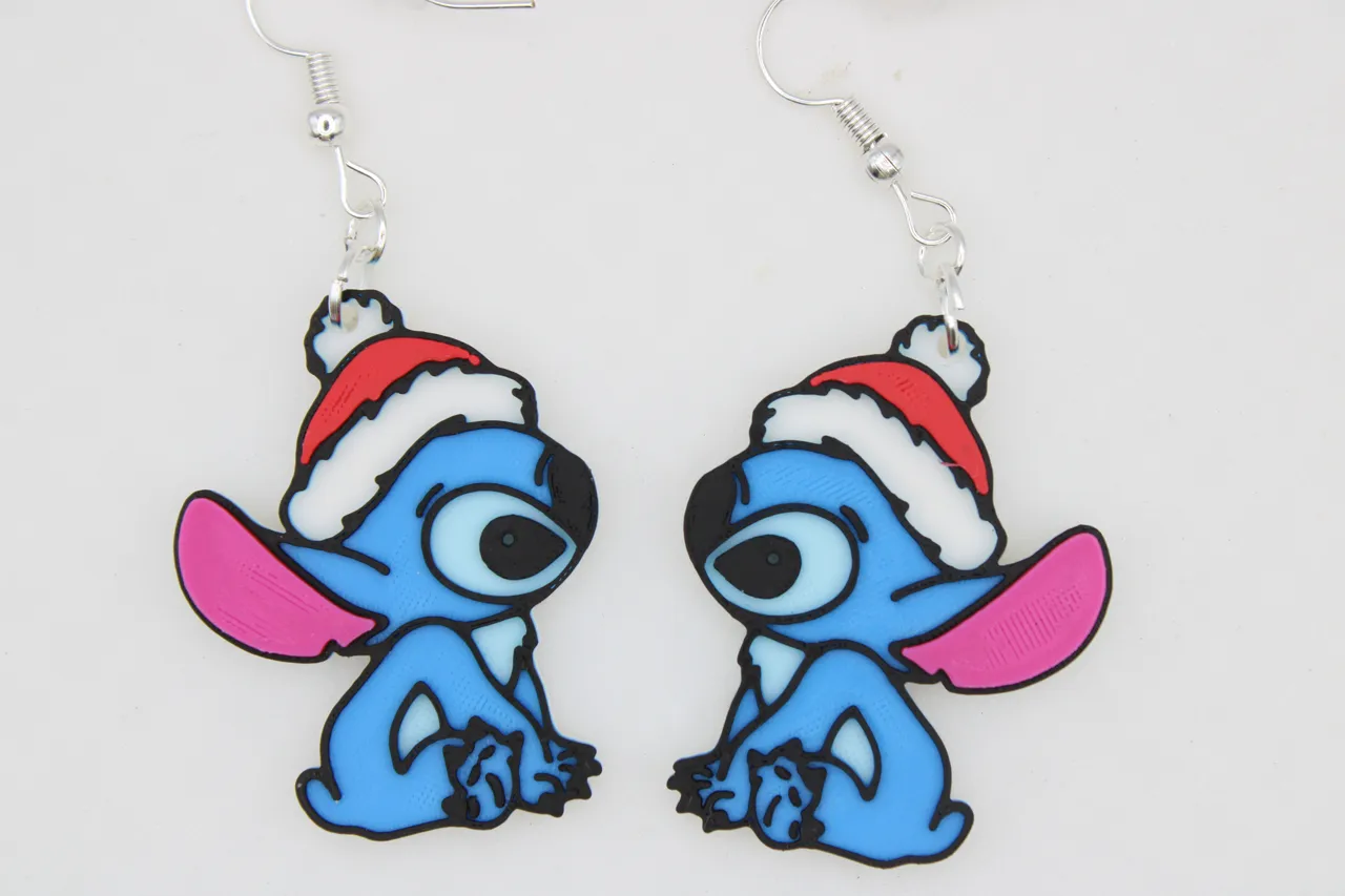 Christmas - Stitch Earrings view 4