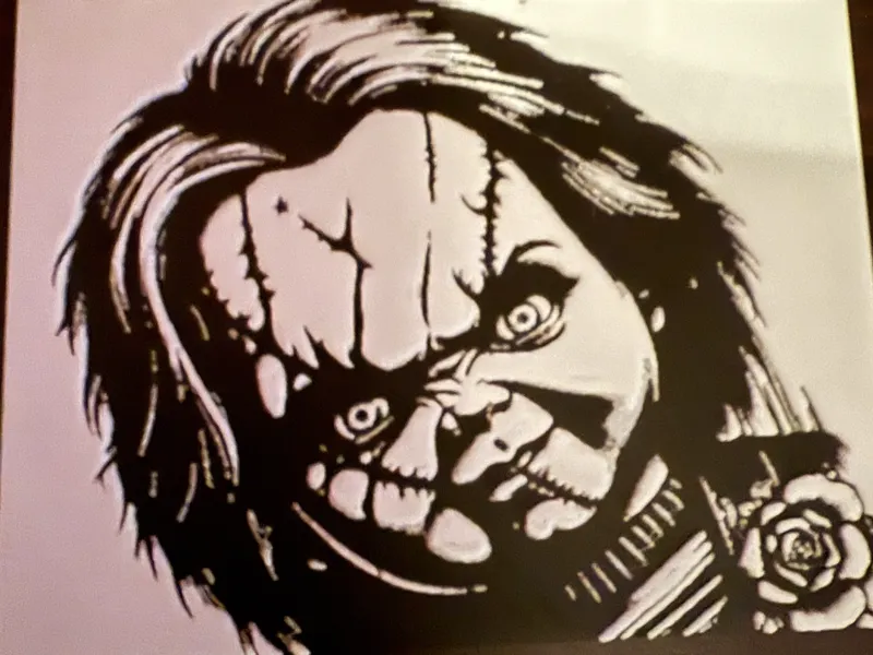 Chucky Hue forge print 
