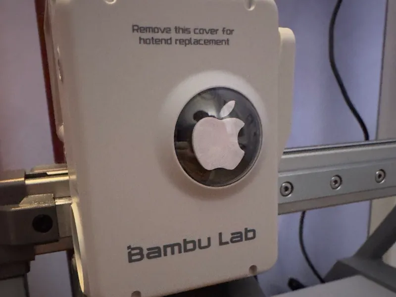 A1/A1 Mini extrusion wheel eye - Apple Logo White