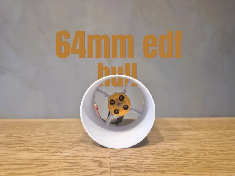 64mm edf hull / base