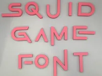 Alphabet Squid Game - lettres et chiffres — photo 1