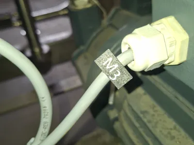 Strap-On Wire Label