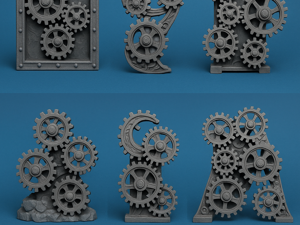 Steampunk Gear Decor Pack