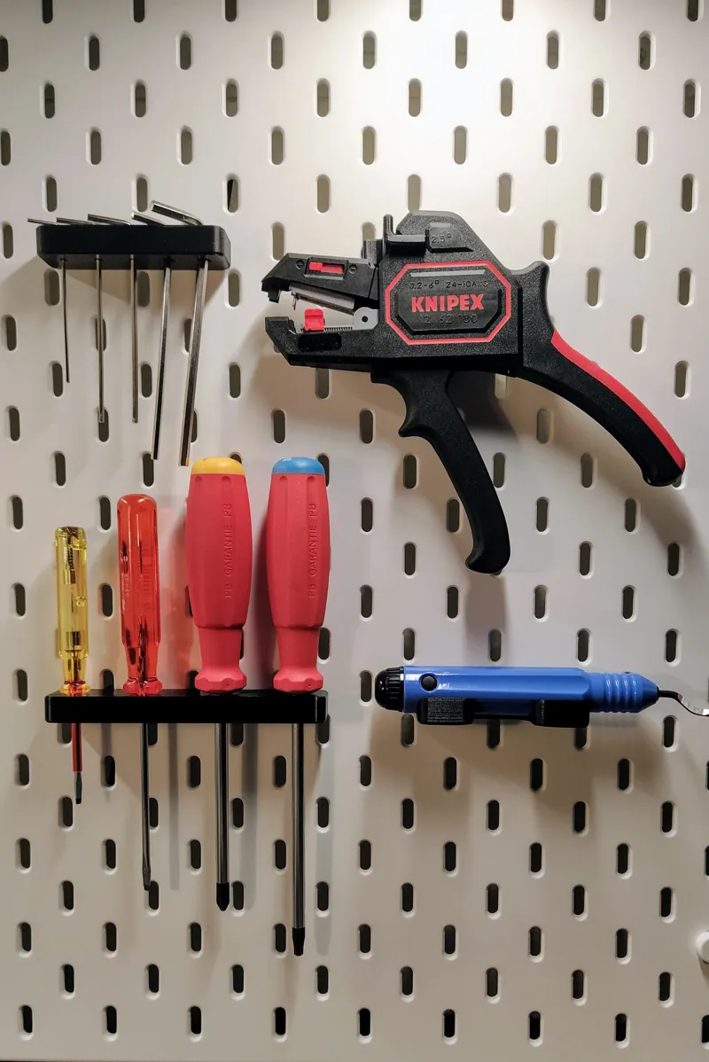 Skadis Mounts: Brackets for Allen Keys, KNIPEX...