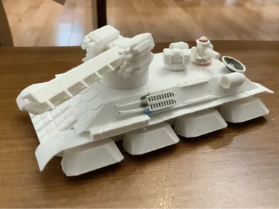 Titan Siege Hovering Railgun tank