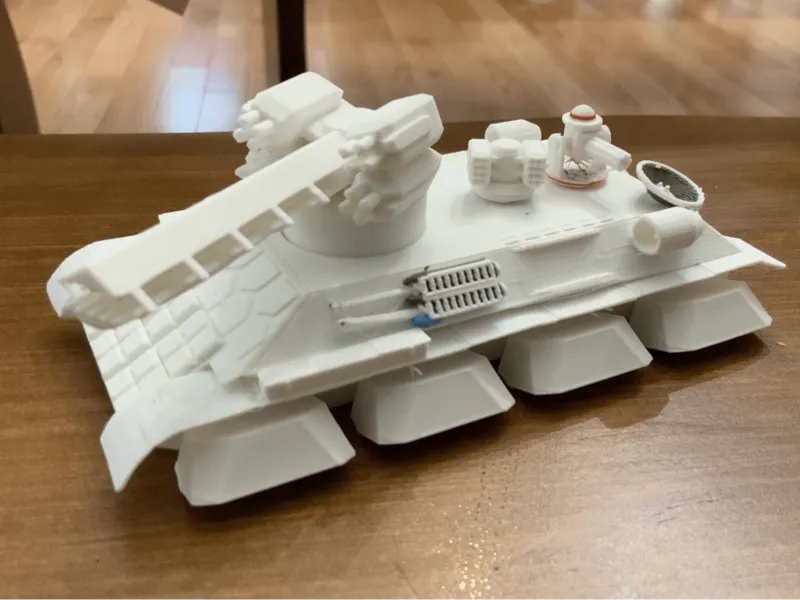 Titan Siege Hovering Railgun tank