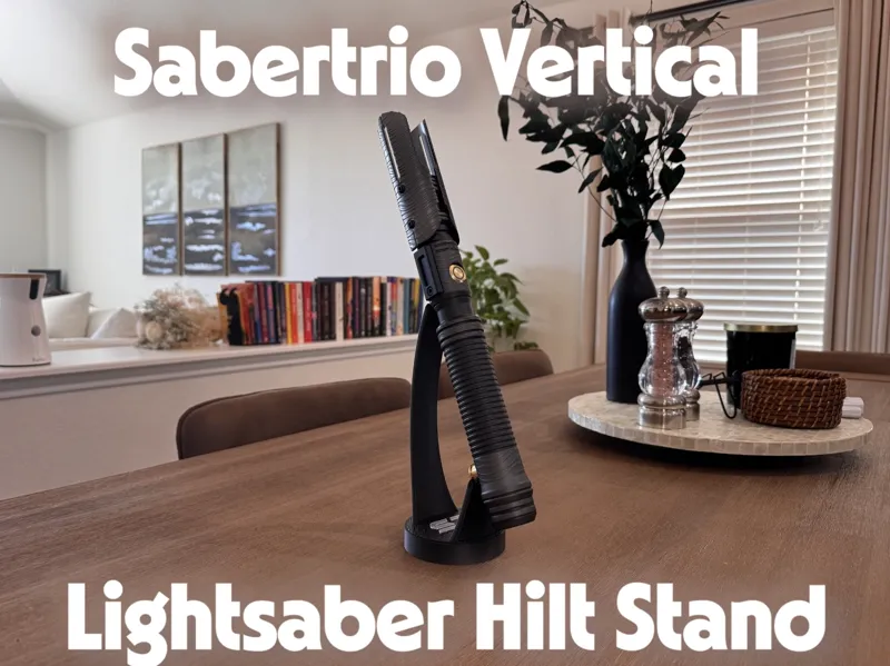 Vertical Lightsaber Stand for Sabertrio