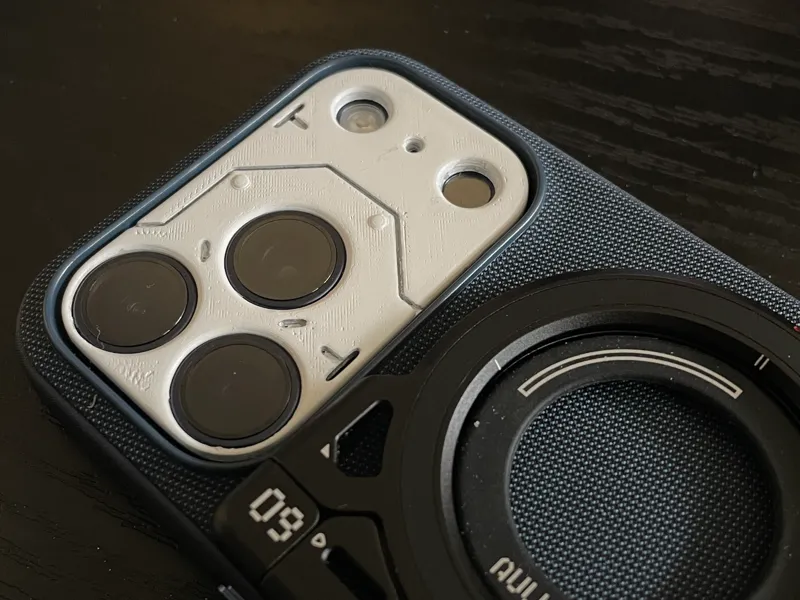 Tech Style Camera Cover for iPhone 17 Pro