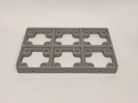 Plaque de base Gridfinity aimantée et assemblable par vis — photo 7