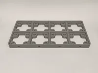 Plaque de base Gridfinity aimantée et assemblable par vis — photo 3