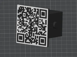 RickRoll Trailer Hitch Plug