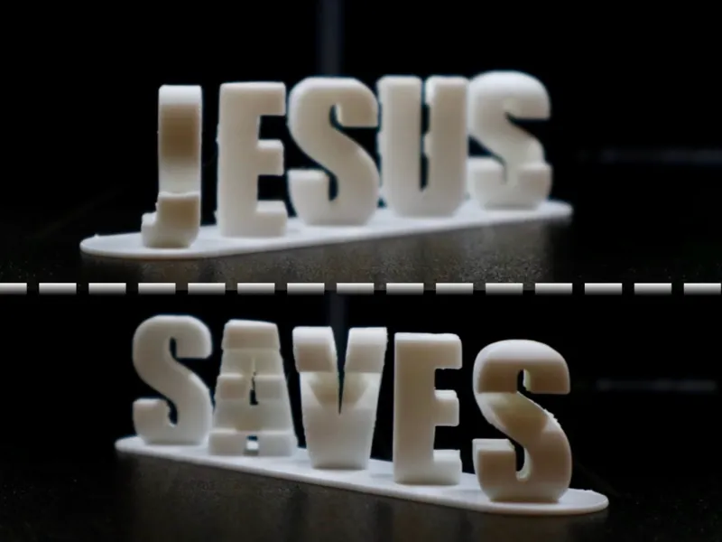 JESUS SAVES - Dual Word Illusion
