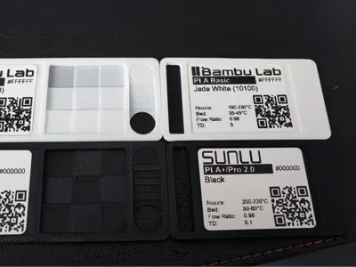 Filament Swatch and Tag (AMS-Compatible)