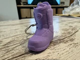3D Scan Burton boa Keychain Earrings