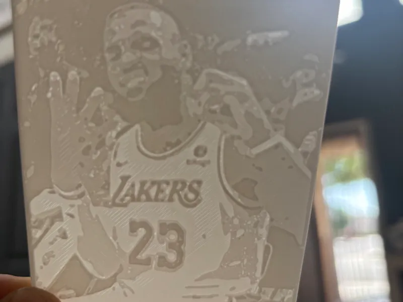 LeBron lithophane