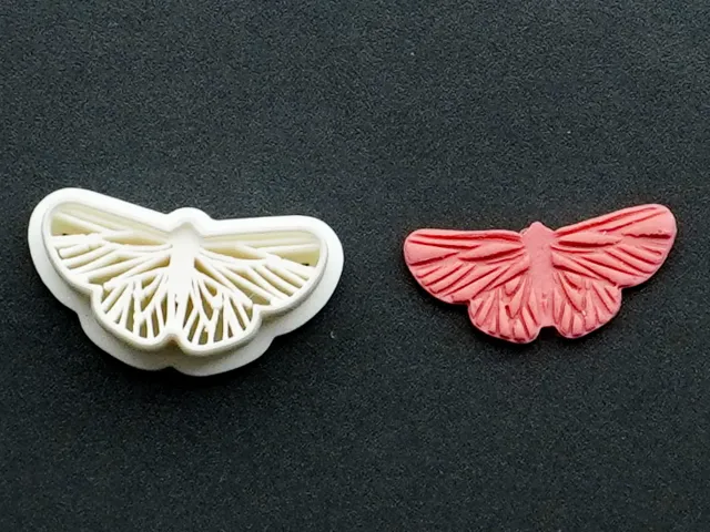 Moth Polymer Clay Cutter For Earrings Necklaces