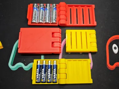**Battery case 4× AA or AAA – two styles** 