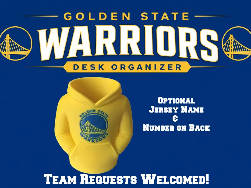 Golden State Warriors Desk Organizer Hoodie