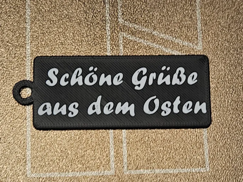 Schöne Grüße aus dem Osten Schlüsselanhänger 