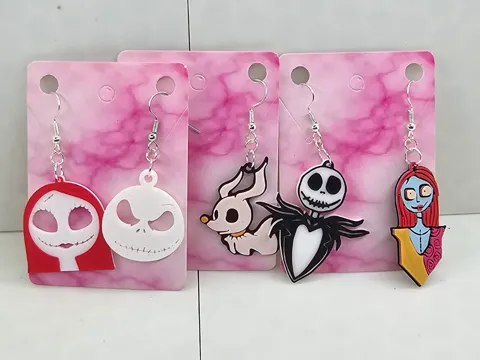 Jack Skellington, Sally and Zero Earrings