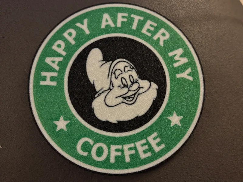 Happy After My Coffee Coaster