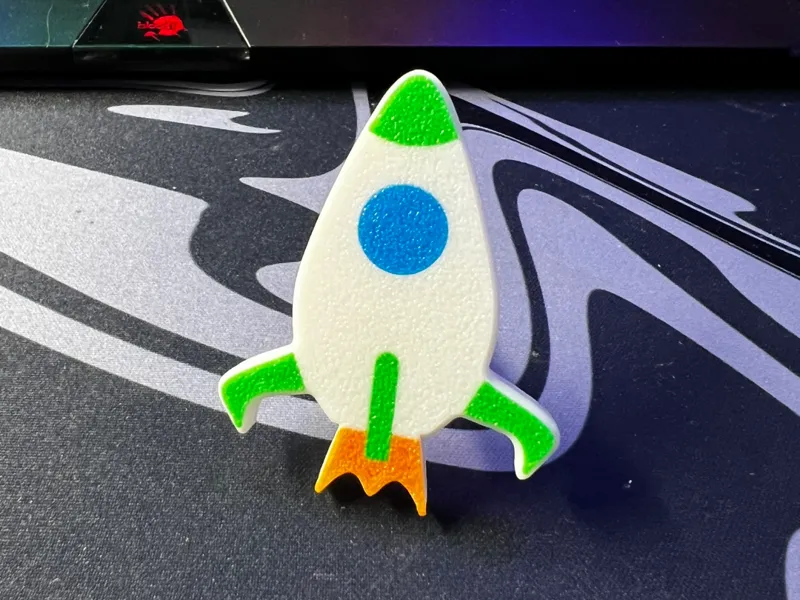 Rocket wardrobe handle knob for kids