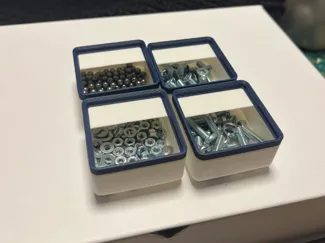 Gridfinity Ultra Light bins, multicolor lip