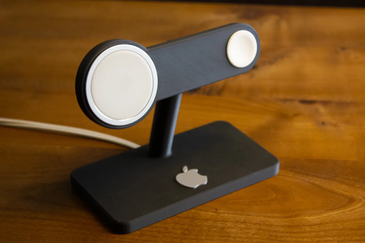 Magsafe charger stand for iPhone and Apple Watch view 3