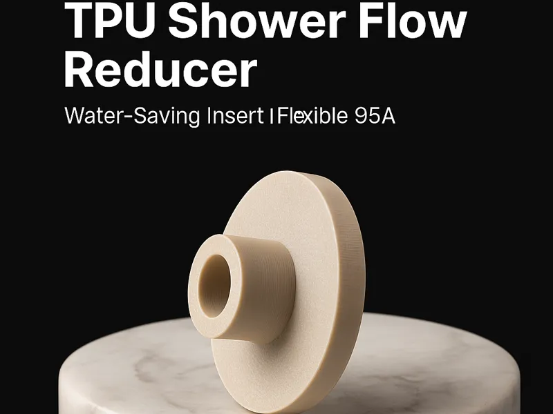 TPU Shower Flow Reducer – Water-Saving Insert