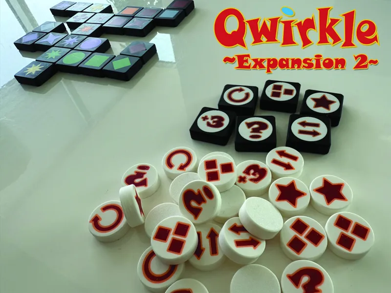 Qwirkle Game – Expansion 2: Action Token Add-On