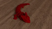 Grand dragon-lézard articulé à pointes — photo 1
