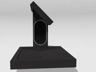 AOSU 2K 3MP security camera bird feeder solar