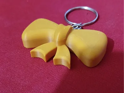 Ribbon Bow Keychain