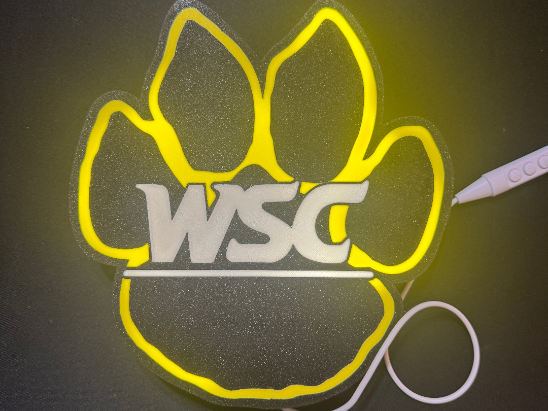 Wayne State College Paw Lightbox