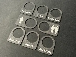 All Button Labels - 3 Plates