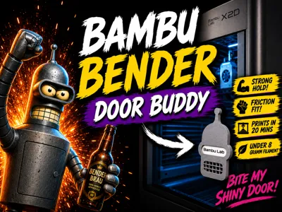 Futurama Bender Door Handle – X2D / P2S