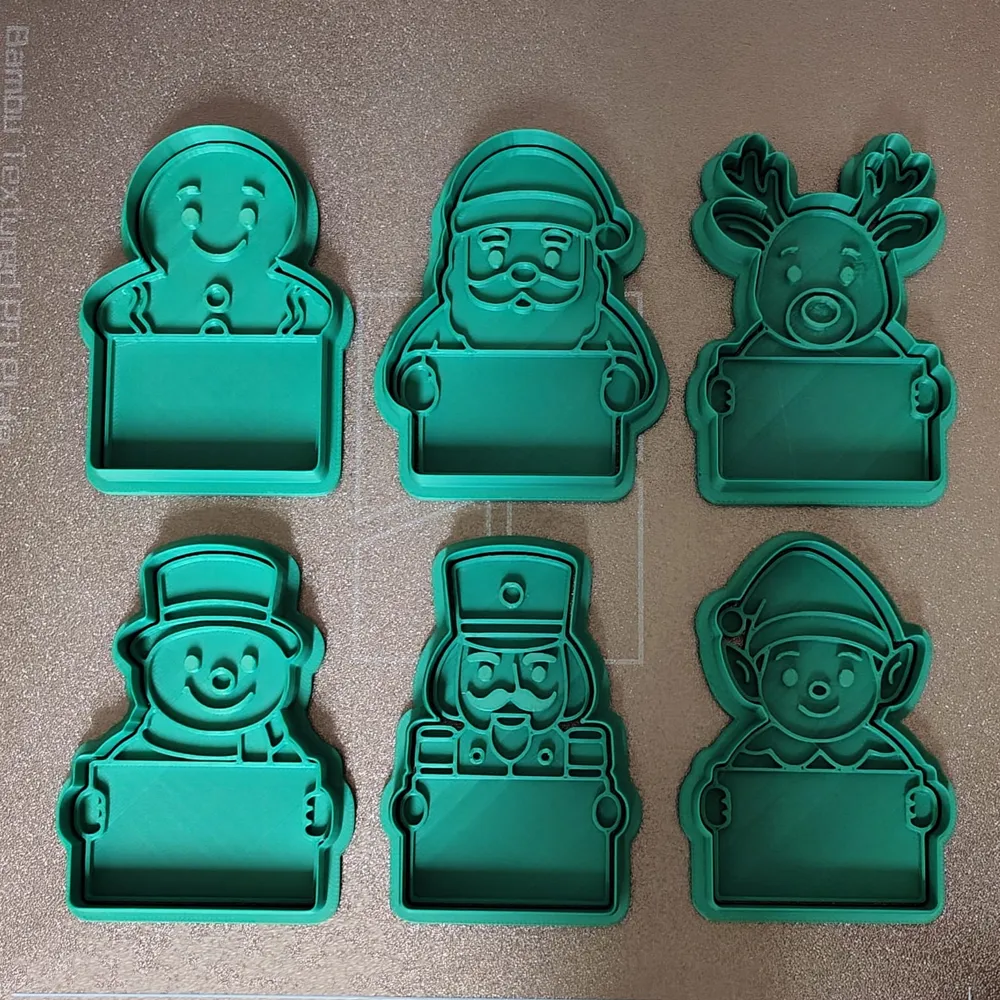 Christmas Cookie Cutter Set - Free 3D Print Model - MakerWorld