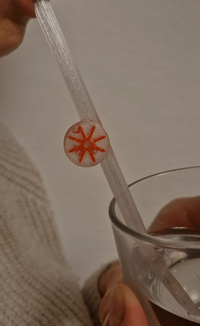Spinning Pinwheel Straw–Interactive Drinking Straw