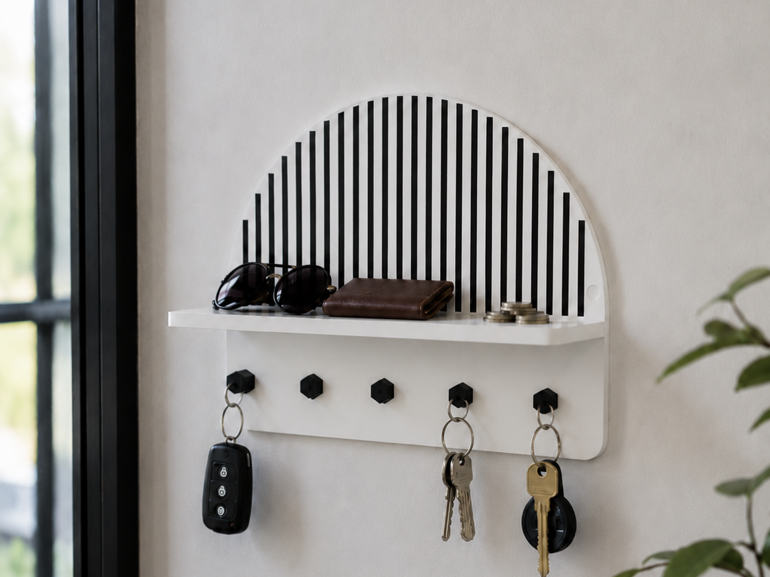 Key Holder with Shelf