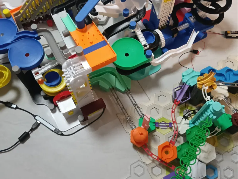 Marble Run 003 to Gravitrax connector (READ DESC.)