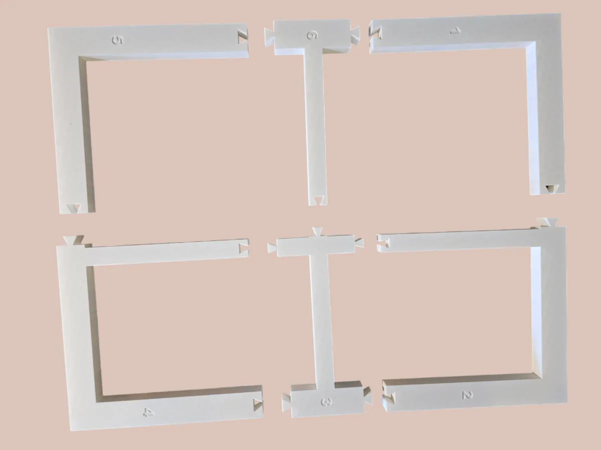 Cadre à toile modulaire 400 x 500 mm